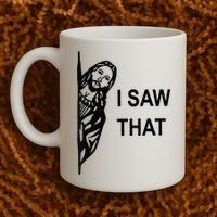 Funny Quote Jesus Meme I Saw That Christian Jesus Meme Coffee Mug thumb 2