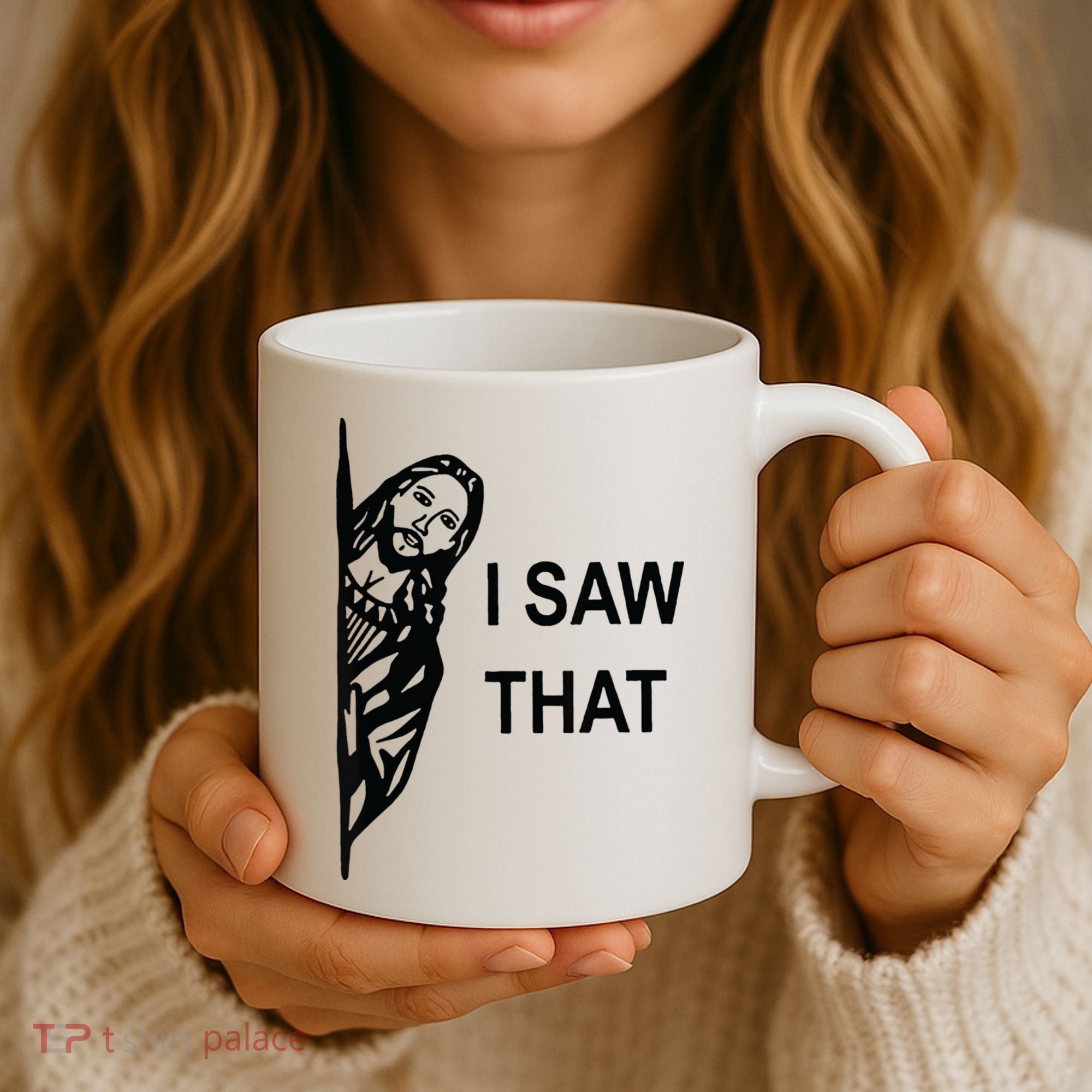 Funny Quote Jesus Meme I Saw That Christian Jesus Meme Coffee Mug