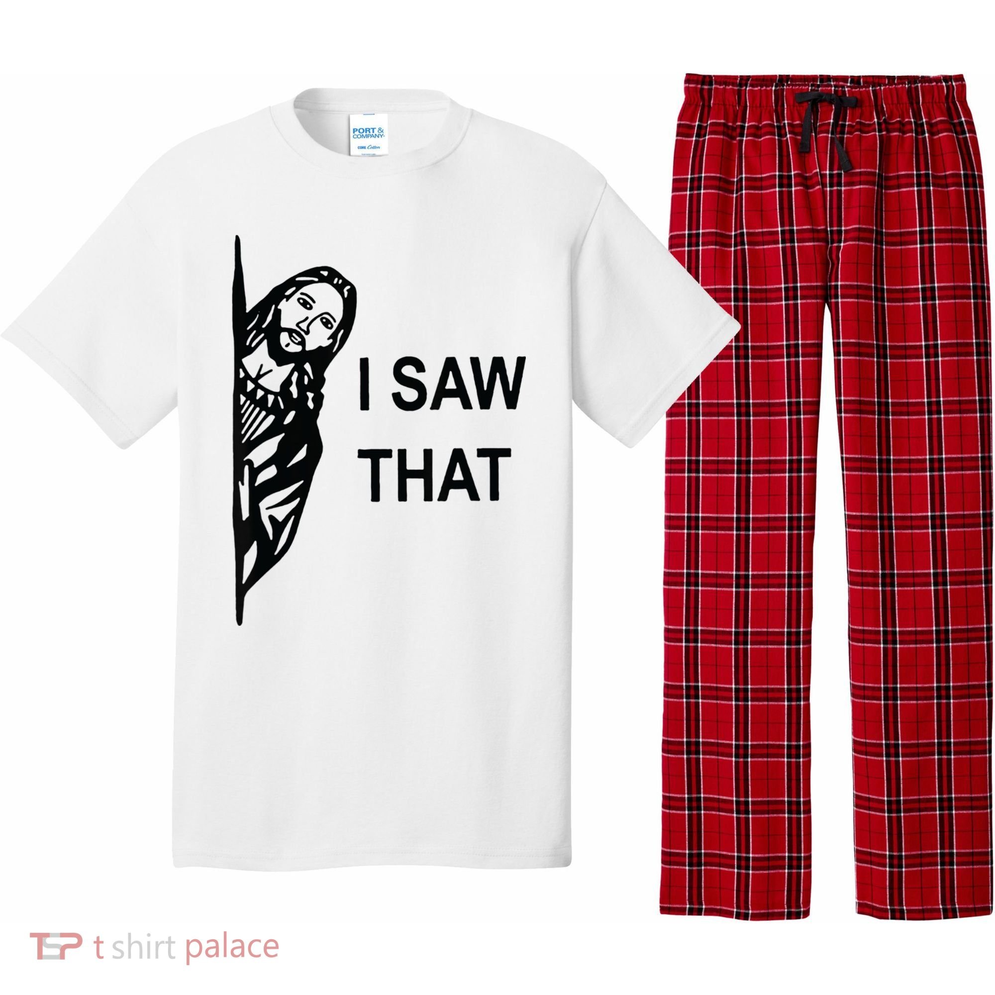Funny Quote Jesus Meme I Saw That Christian Jesus Meme Pajama Set
