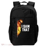 Funny Quote Jesus Meme I Saw That Christian God Backpack thumb 0