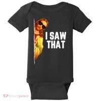 Funny Quote Jesus Meme I Saw That Christian God Baby Bodysuit thumb 0