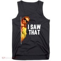 Funny Quote Jesus Meme I Saw That Christian God Tank Top thumb 0