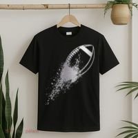 Football Quarterback Lineman Vintage Football Player T-Shirt thumb 2