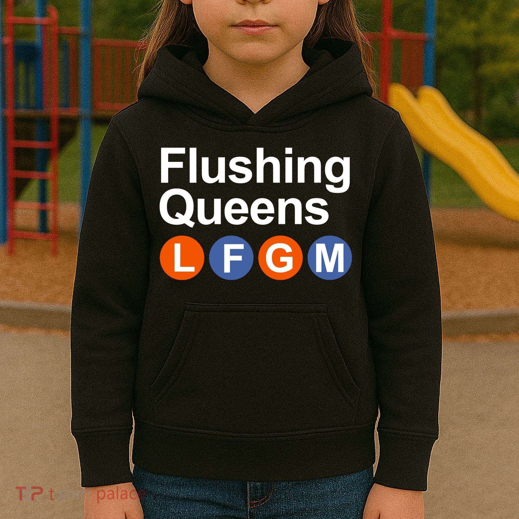 Flushing Queens Lfgm Kids Hoodie