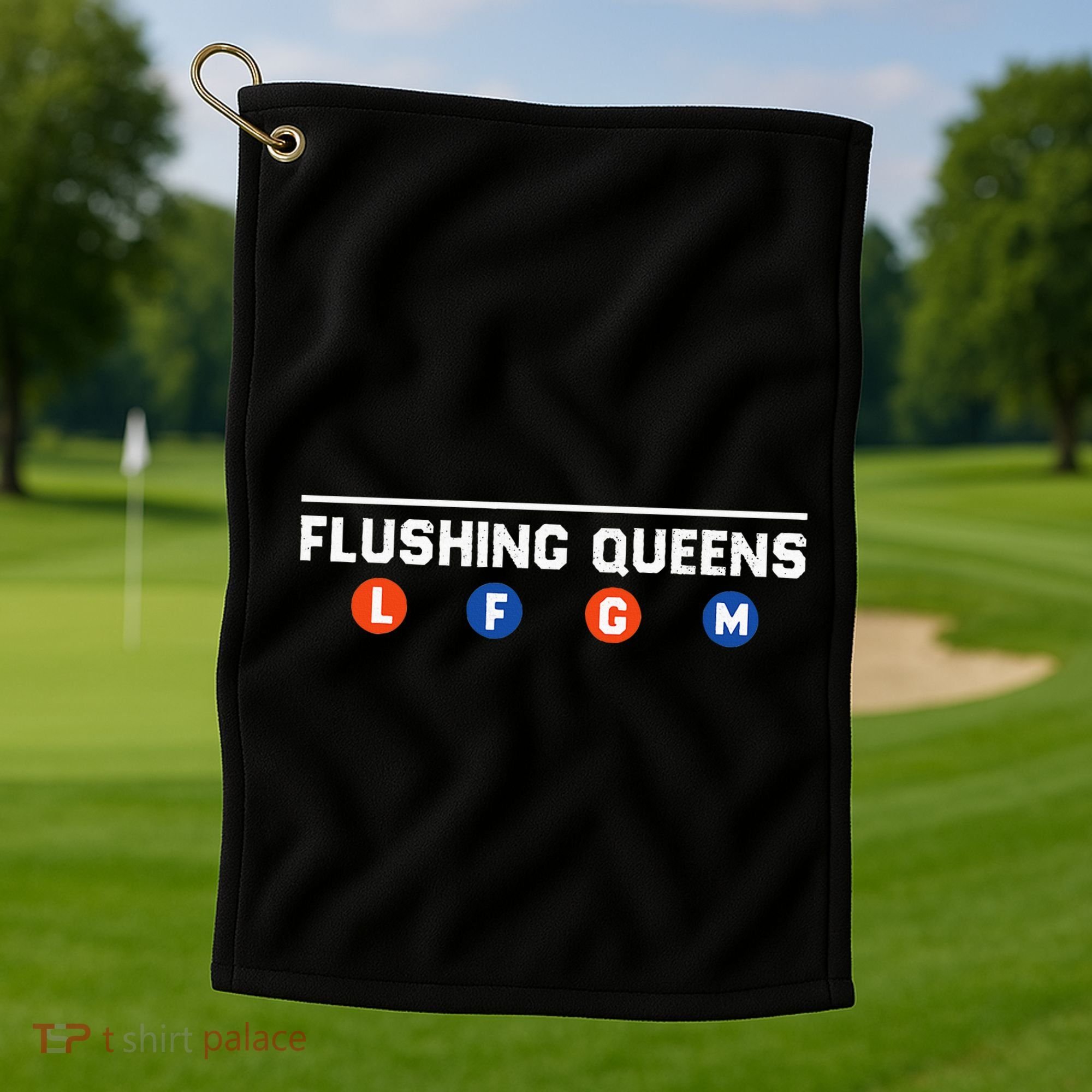Flushing Queens Lfgm Golf Towel