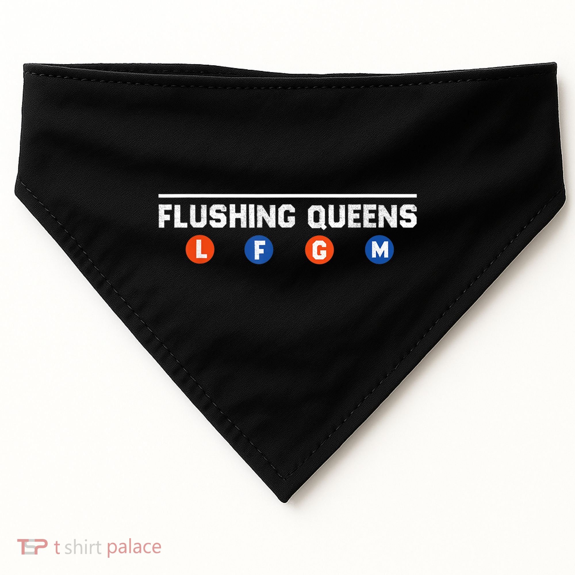 Flushing Queens LFGM USA-Made Doggie Bandana