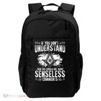 Freemason Quotes Masonry Freemasonry Masonic Freemasons Backpack thumb 0