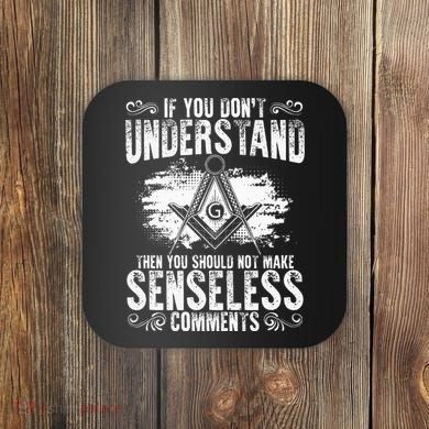 Freemason Quotes Masonry Freemasonry Masonic Freemasons Coaster