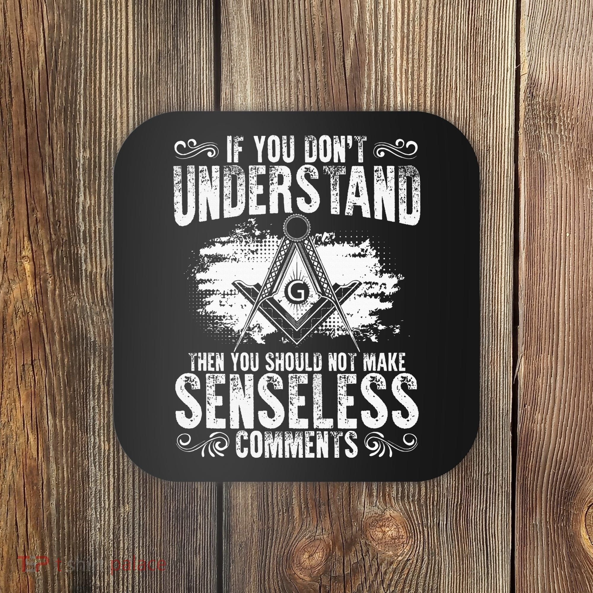 Freemason Quotes Masonry Freemasonry Masonic Freemasons Coaster