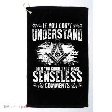 Freemason Quotes Masonry Freemasonry Masonic Freemasons Golf Towel
