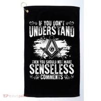 Freemason Quotes Masonry Freemasonry Masonic Freemasons Golf Towel thumb 0