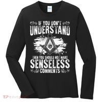 Freemason Quotes Masonry Freemasonry Masonic Freemasons Women's Long Sleeve Shirt thumb 0