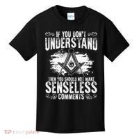 Freemason Quotes Masonry Freemasonry Masonic Freemasons Kids T-Shirt thumb 0