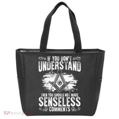 Freemason Quotes Masonry Freemasonry Masonic Freemasons Tote Bag