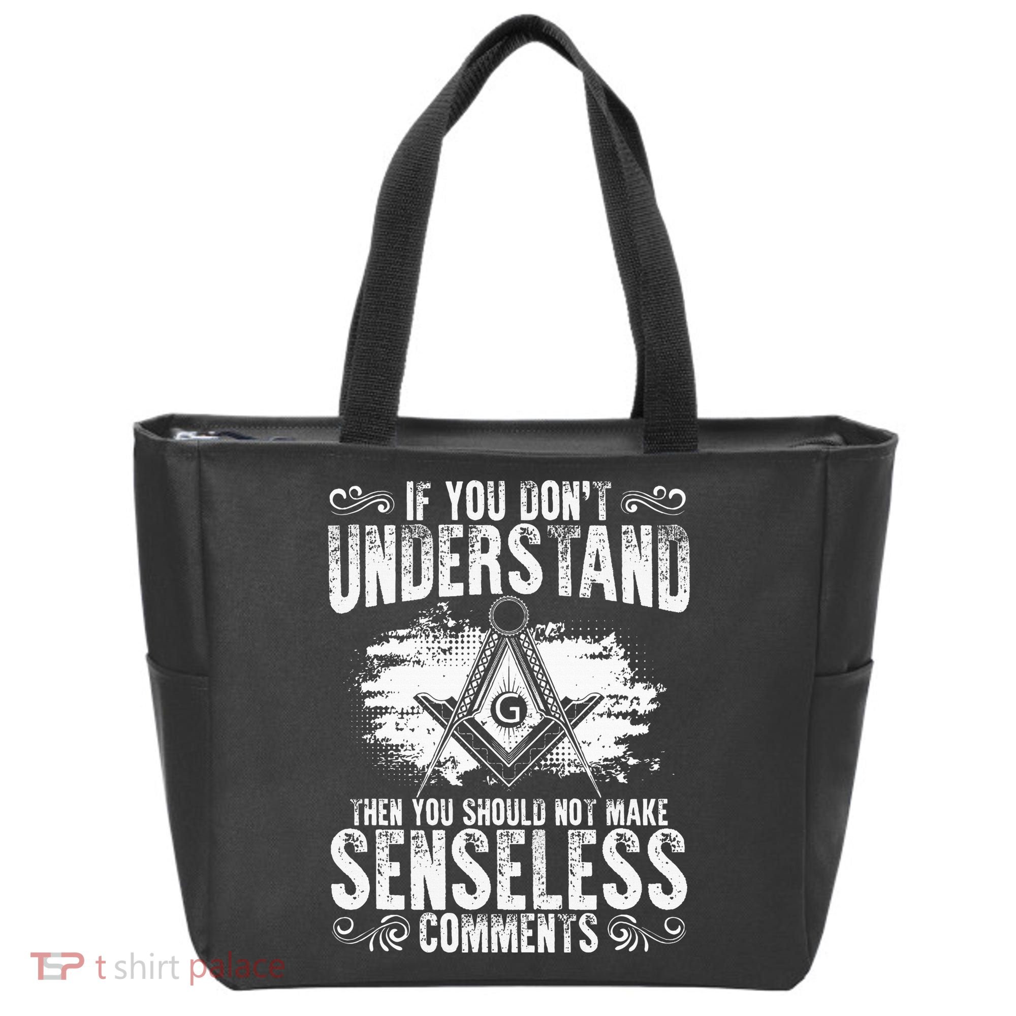 Freemason Quotes Masonry Freemasonry Masonic Freemasons Tote Bag