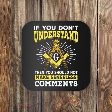 Freemason Quotes Masonry Masonic Freemasons Freemasonry Coaster