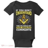 Freemason Quotes Masonry Masonic Freemasons Freemasonry Baby Bodysuit thumb 0