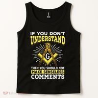 Freemason Quotes Masonry Masonic Freemasons Freemasonry Tank Top thumb 2