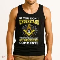 Freemason Quotes Masonry Masonic Freemasons Freemasonry Tank Top thumb 3