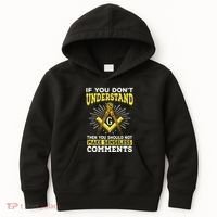 Freemason Quotes Masonry Masonic Freemasons Freemasonry Kids Hoodie thumb 0
