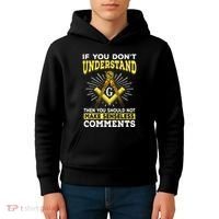 Freemason Quotes Masonry Masonic Freemasons Freemasonry Kids Hoodie thumb 4