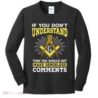 Freemason Quotes Masonry Masonic Freemasons Freemasonry Kids Long Sleeve Shirt thumb 0