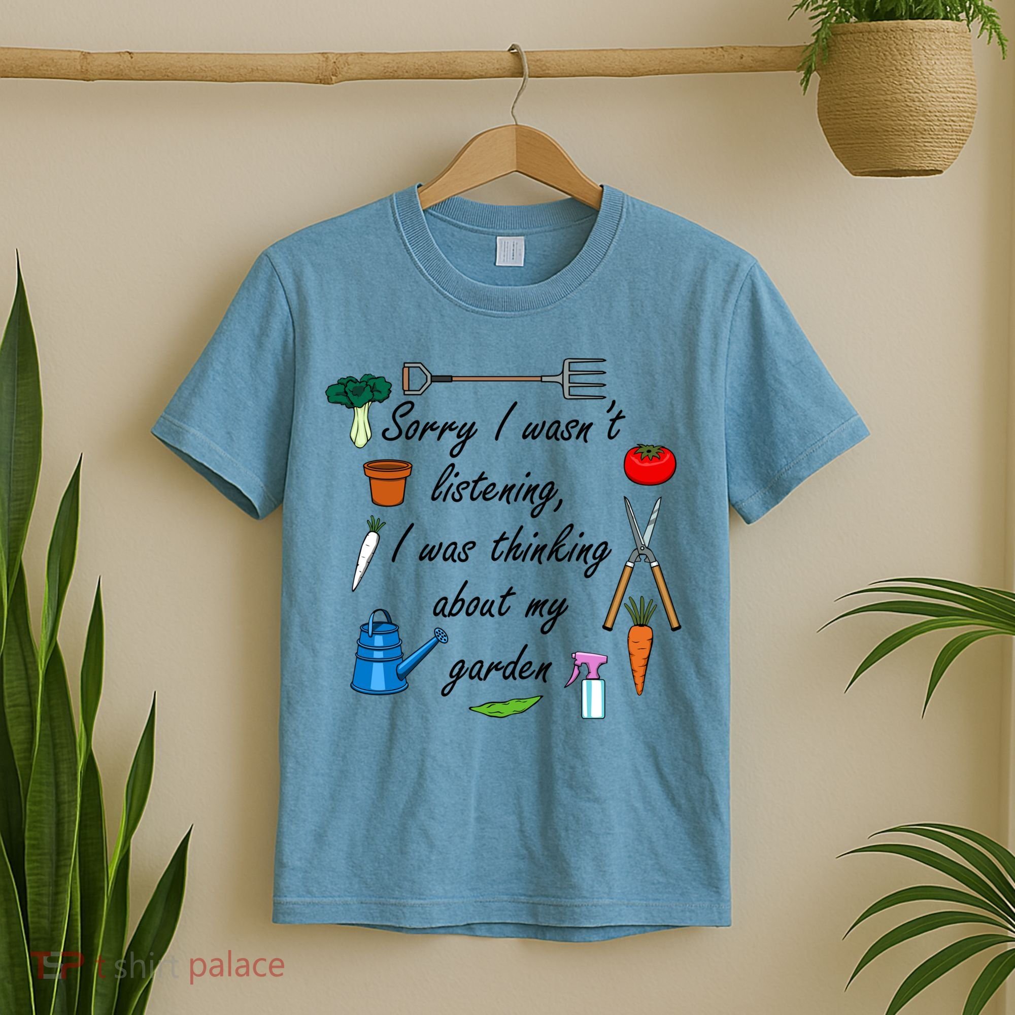 Funny Quote My Garden For Gardener Gardening Gift T-Shirt