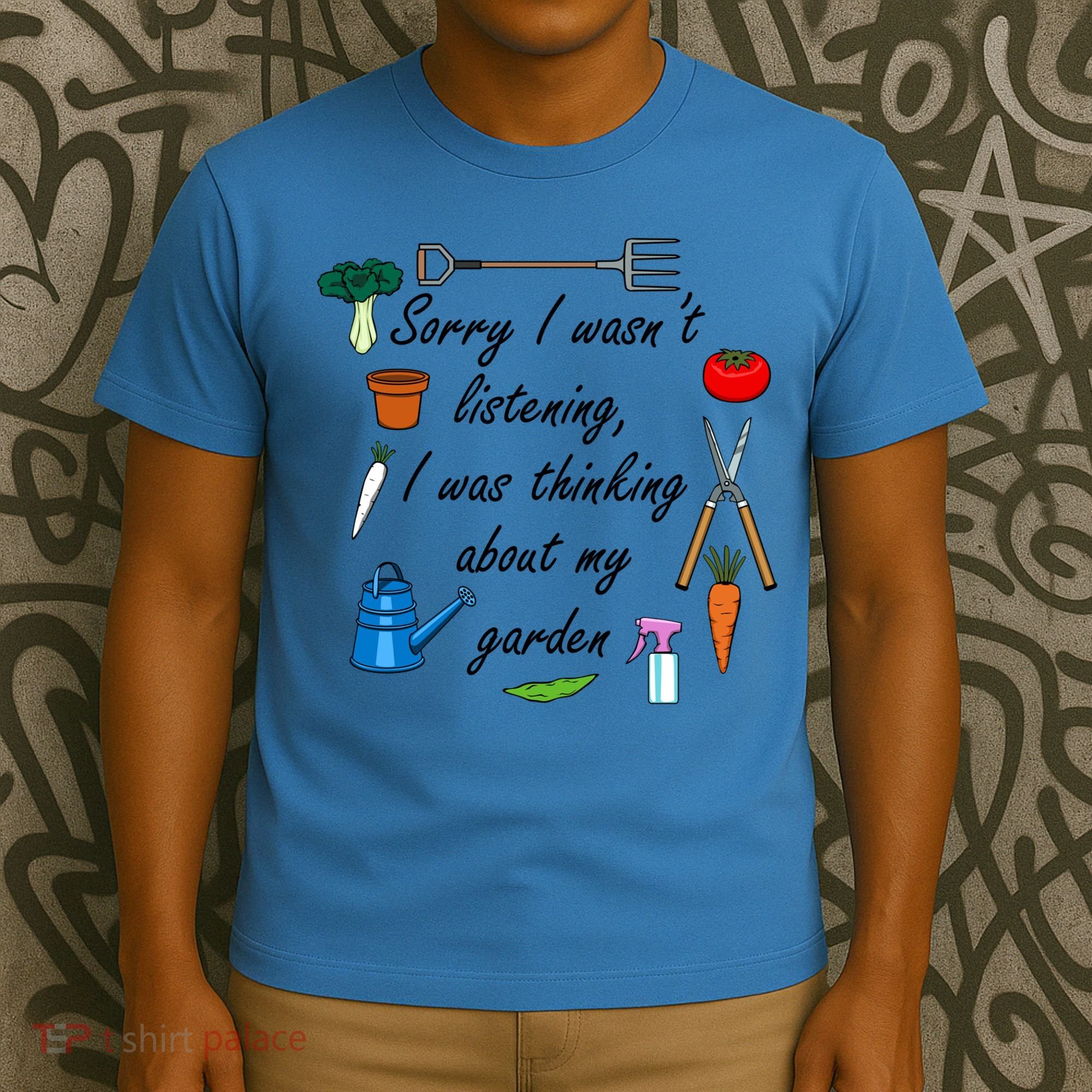 Funny Quote My Garden For Gardener Gardening Gift T-Shirt