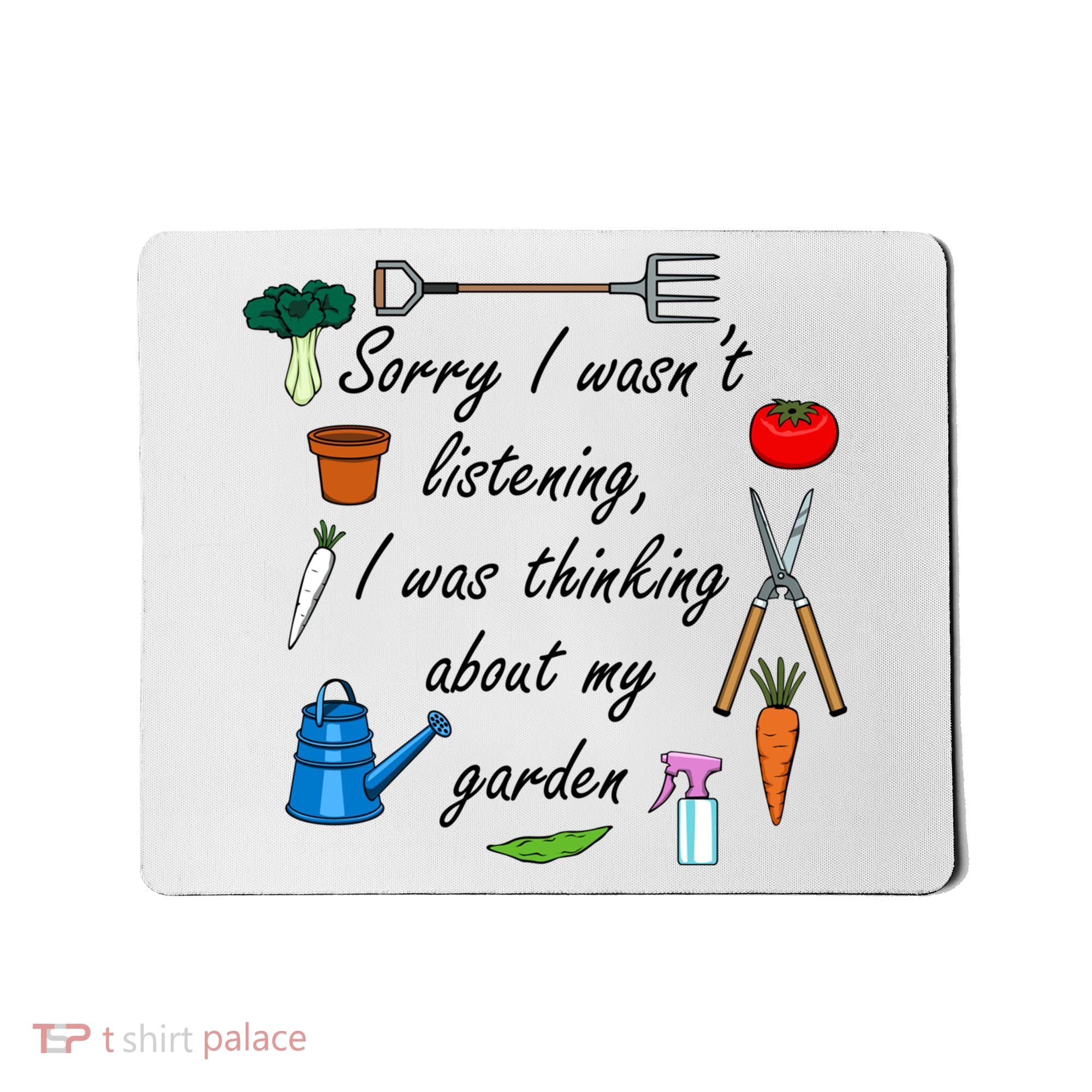 Funny Quote My Garden For Gardener Gardening Gift Mousepad