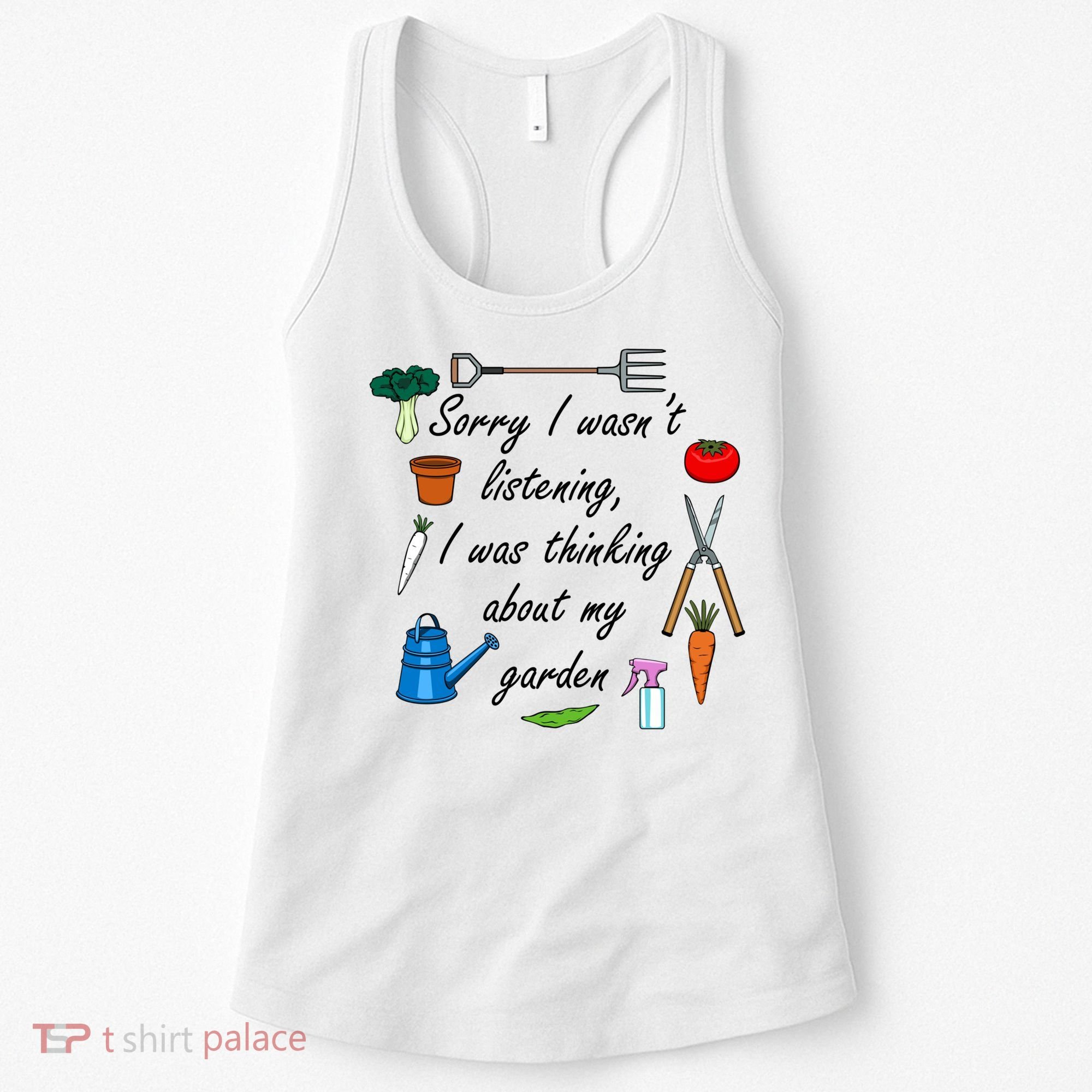 Funny Quote My Garden For Gardener Gardening Gift Women's Tank Top