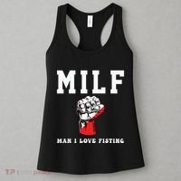Funny Quote Man I Love Fisting Humor Cool Sarcasm Quote Women's Tank Top thumb 3