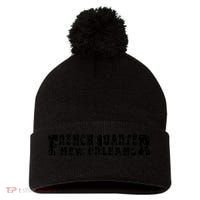 French Quarter New Orleans Pom Pom 12in Knit Beanie thumb 0