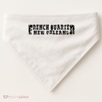 French Quarter New Orleans USA-Made Doggie Bandana thumb 0