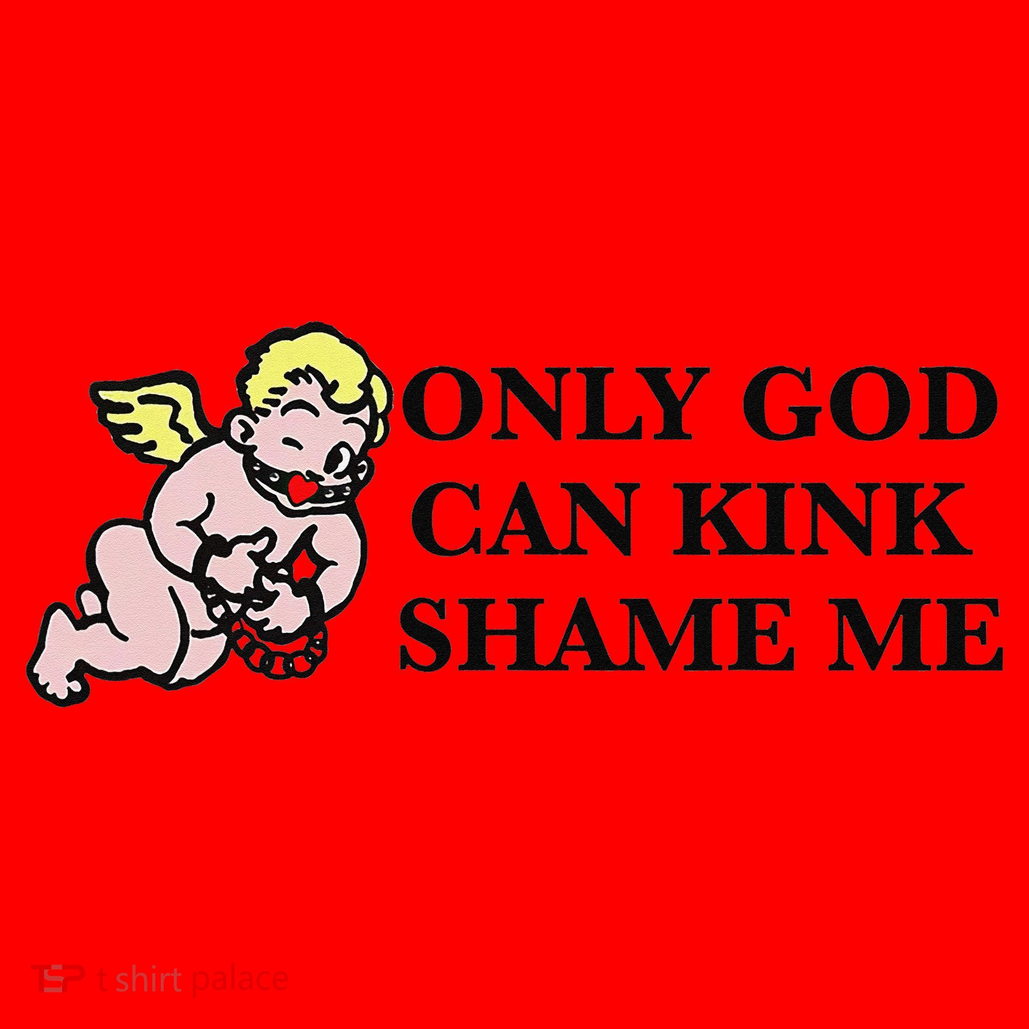 Funny Quote Only God Can Kink Shame Me  Santa Hat