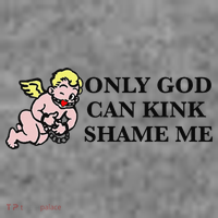 Funny Quote Only God Can Kink Shame Me  Toddler Hoodie thumb 2