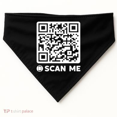 Funny Qr President Trump Dancing Code 45/47 USA-Made Doggie Bandana