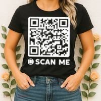 Funny Qr President Trump Dancing Code 45/47 Women's T-Shirt thumb 2