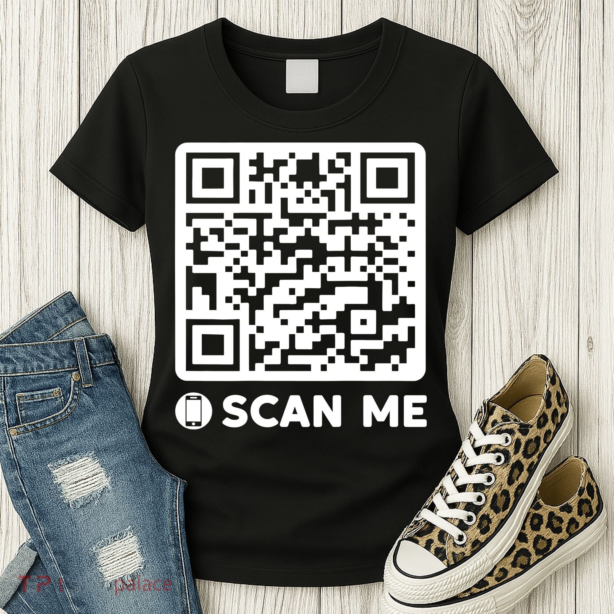 Funny Qr President Trump Dancing Code 45/47 Women's T-Shirt