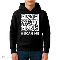 Funny Qr President Trump Dancing Code 45/47 Kids Hoodie thumb 4