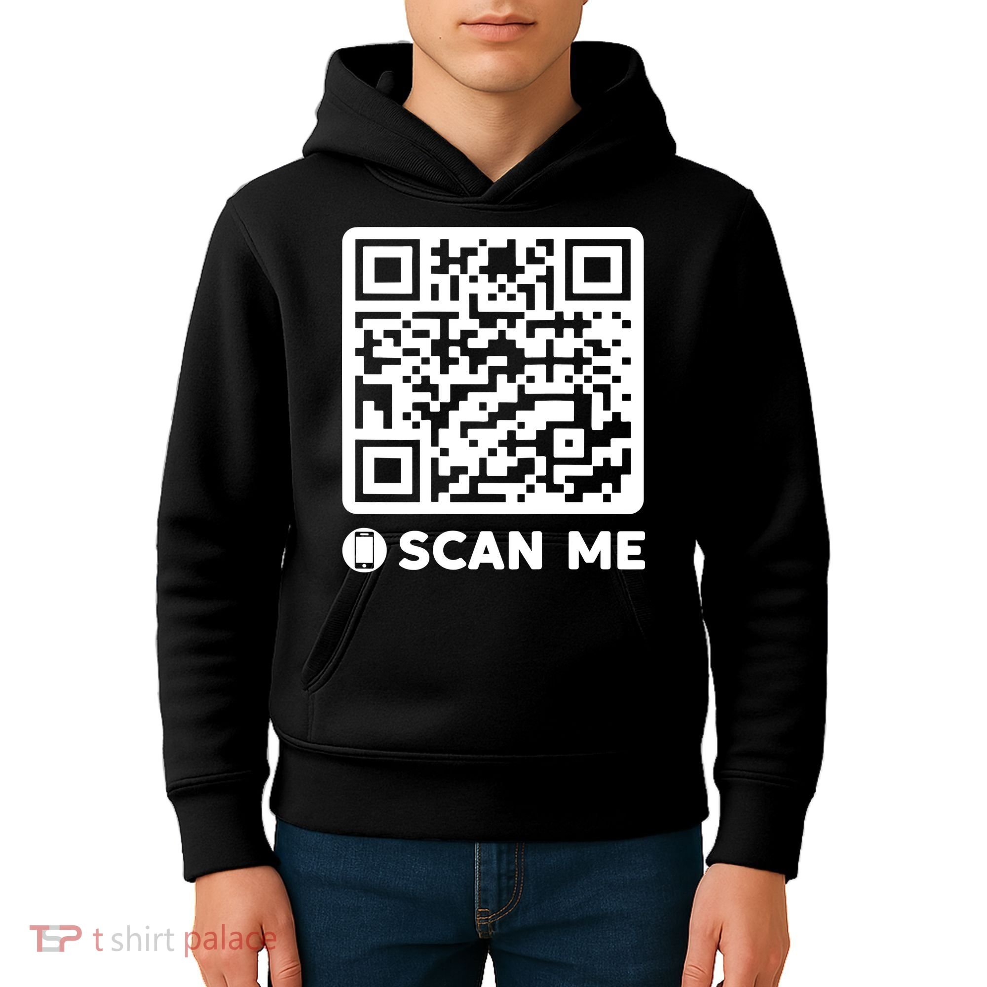 Funny Qr President Trump Dancing Code 45/47 Kids Hoodie