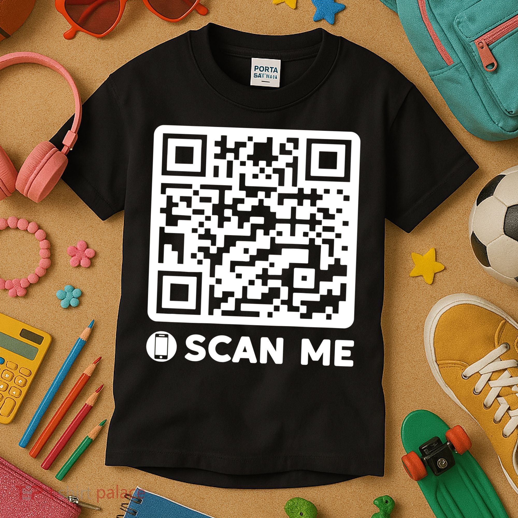 Funny Qr President Trump Dancing Code 45/47 Kids T-Shirt
