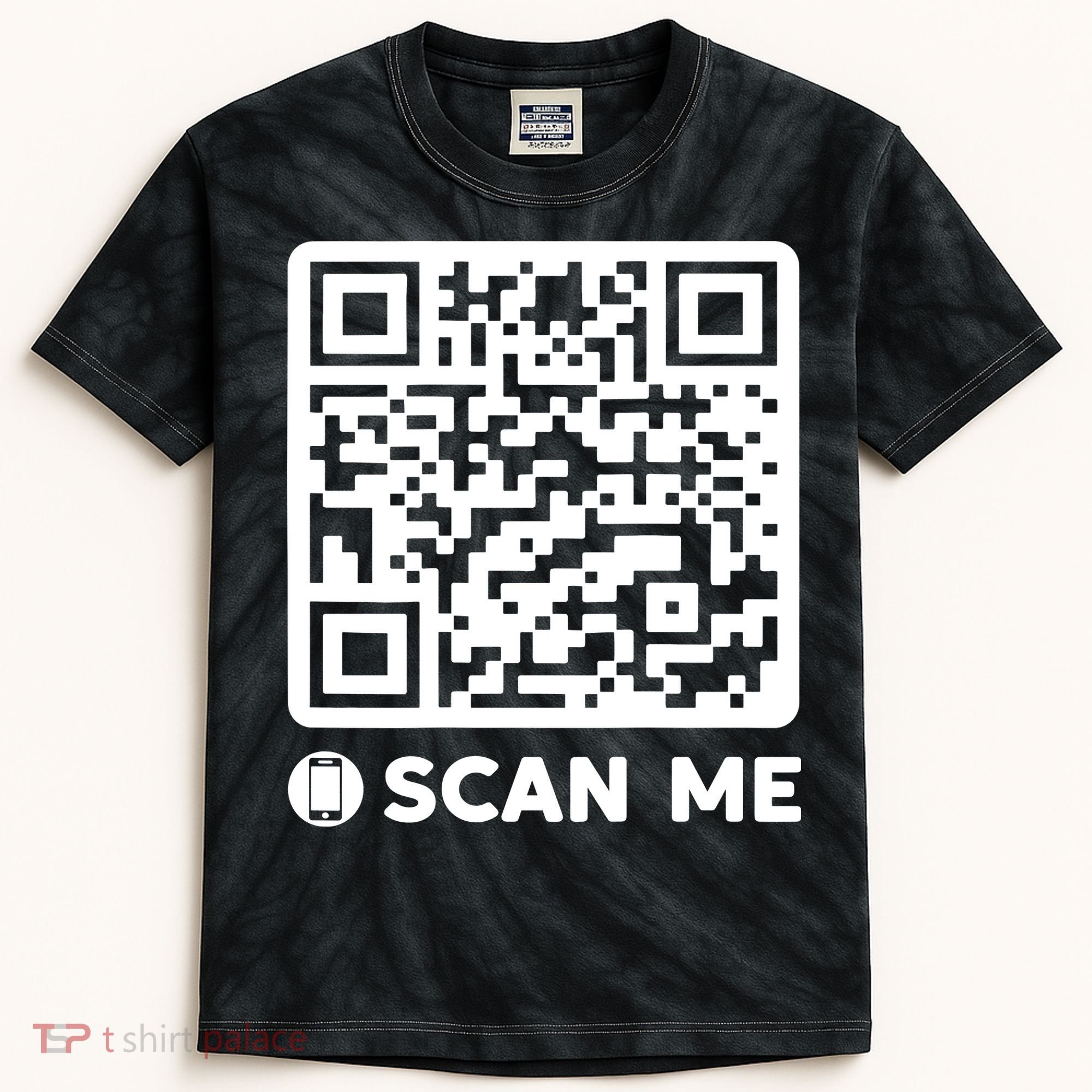 Funny Qr President Trump Dancing Code 45/47 Kids Tie-Dye T-Shirt