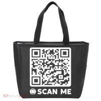 Funny Qr President Trump Dancing Code 45/47 Tote Bag thumb 0