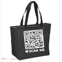 Funny Qr President Trump Dancing Code 45/47 Tote Bag thumb 2
