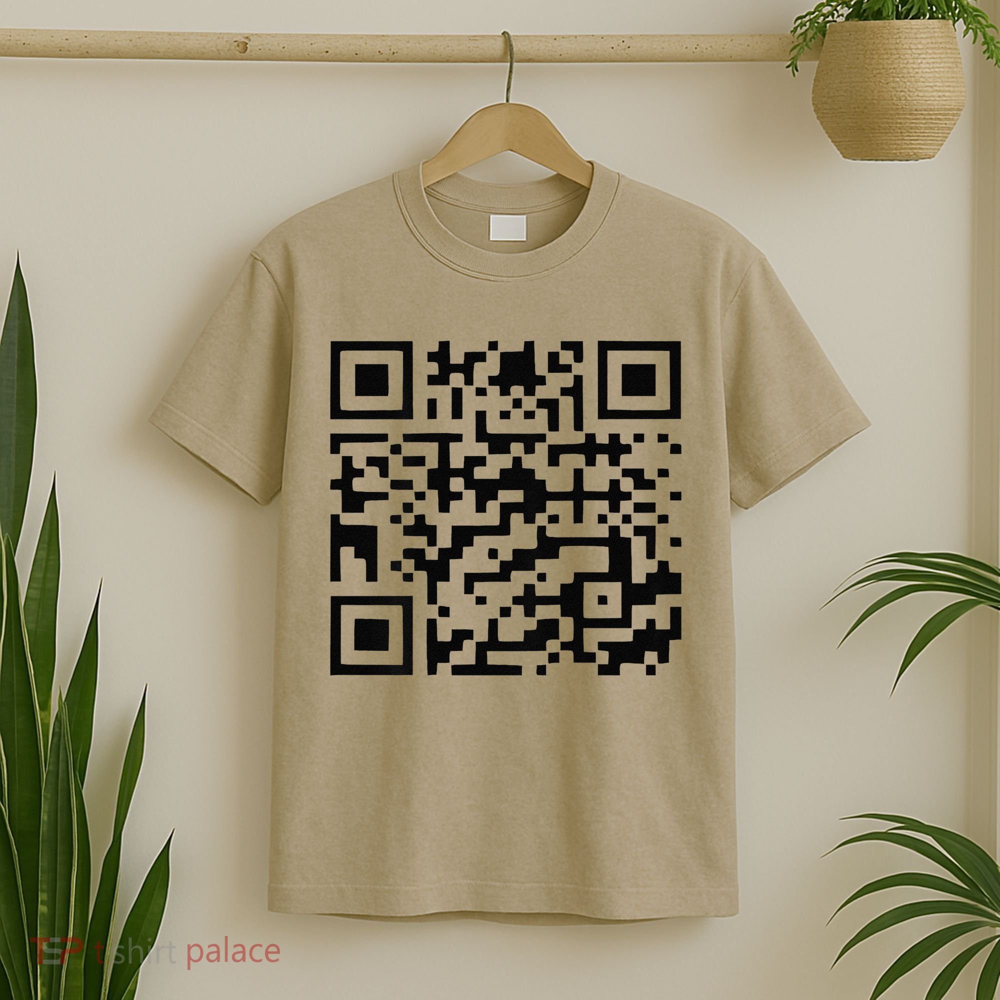 Funny Qr President Trump Dance Code Trump 4547 T-Shirt