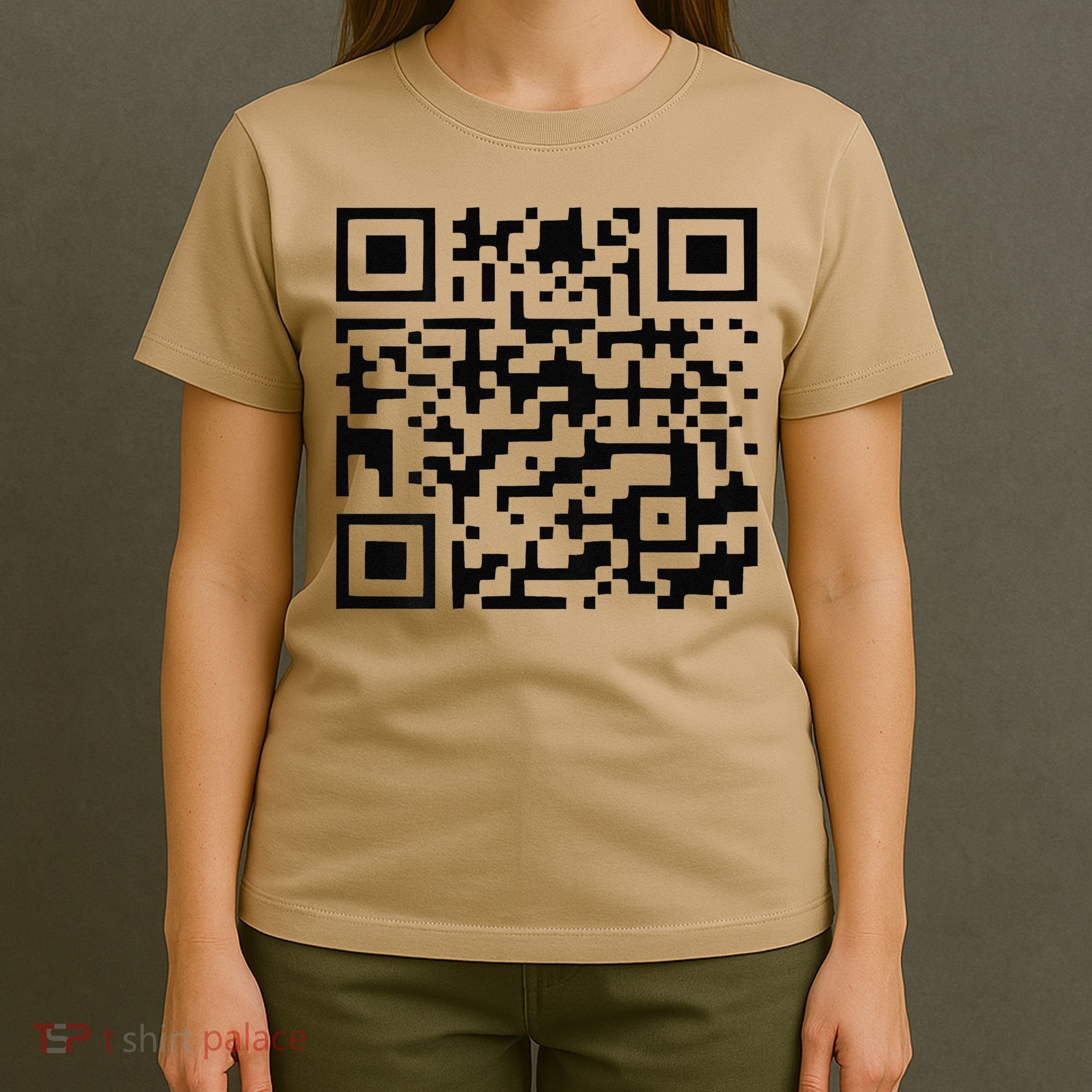 Funny Qr President Trump Dance Code Trump 4547 T-Shirt