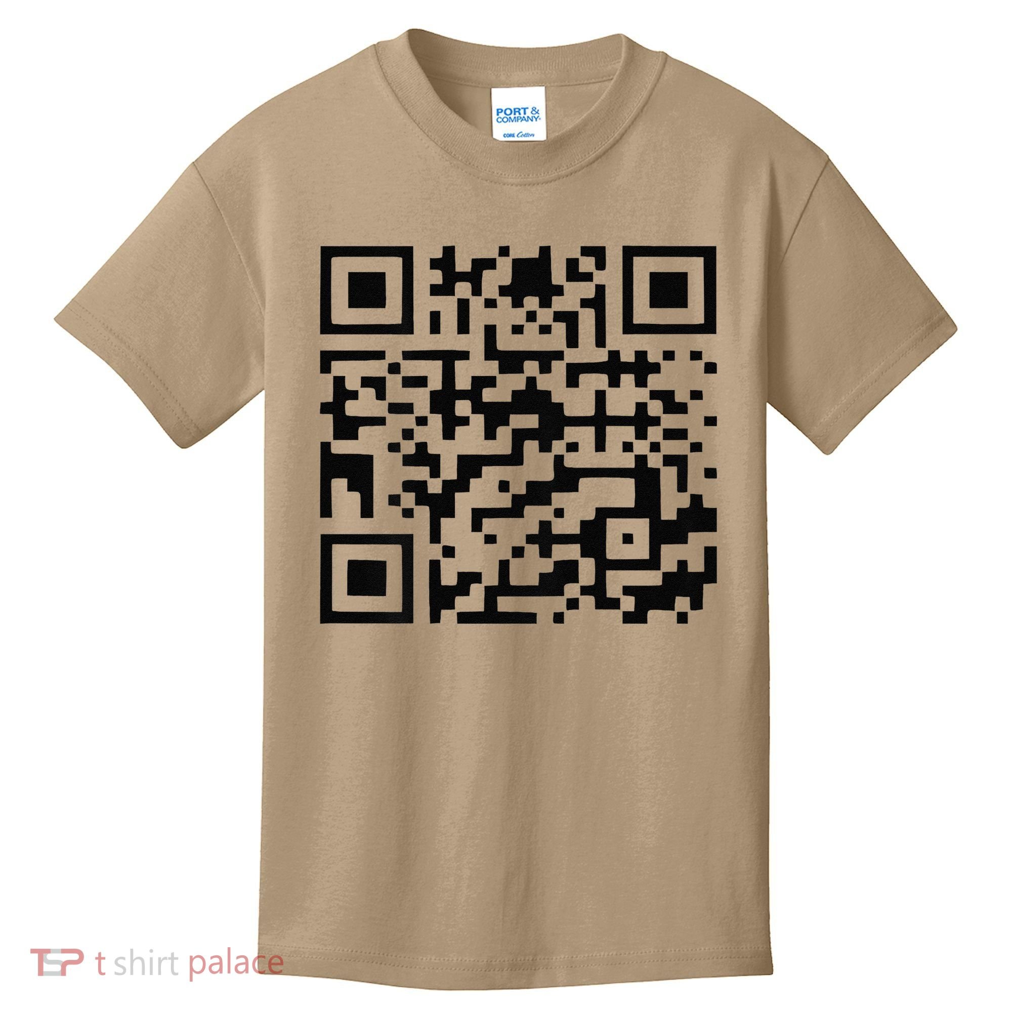 Funny Qr President Trump Dance Code Trump 4547 Kids T-Shirt