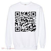 Funny Qr President Trump Dance Code Trump 4547 Garment-Dyed Sweatshirt thumb 0