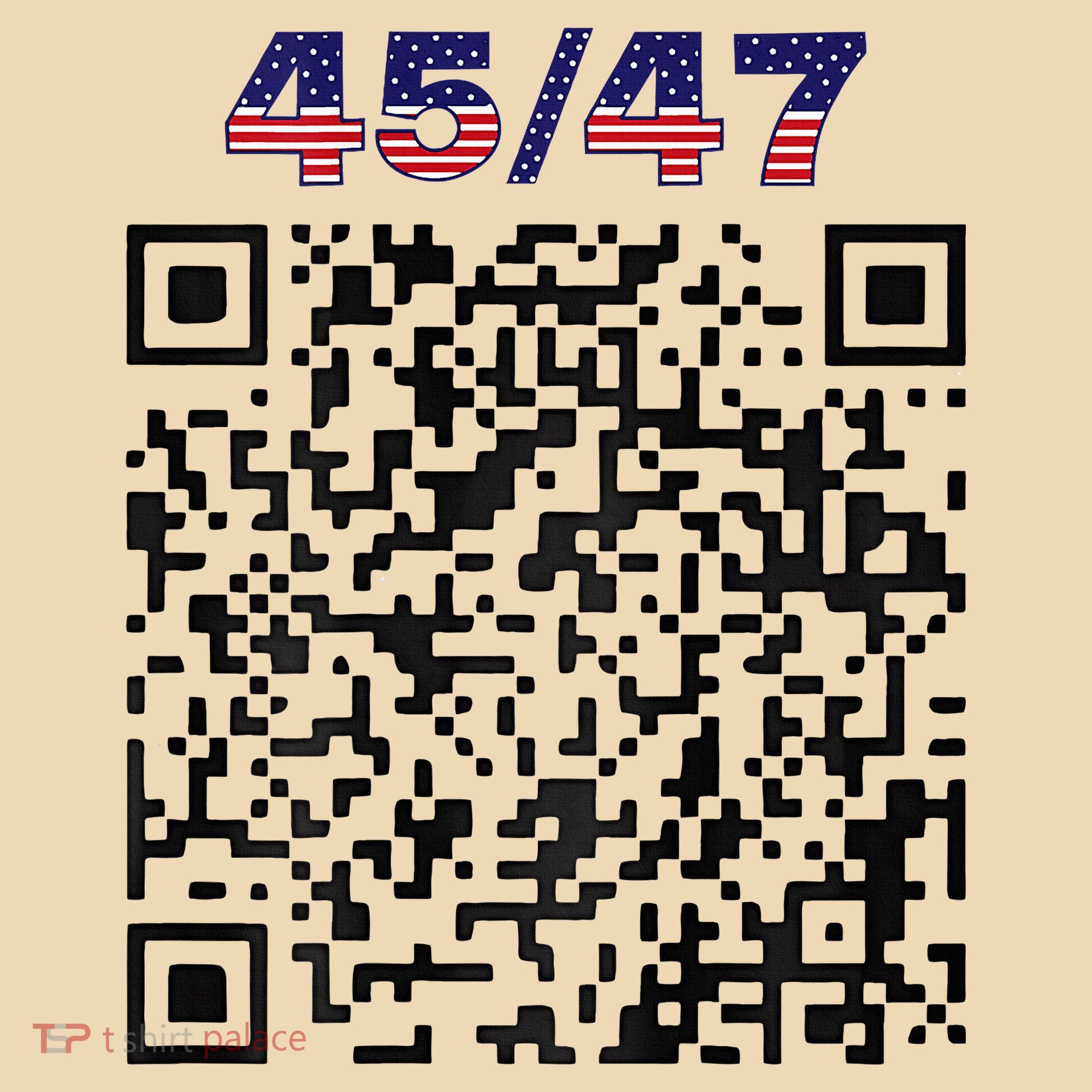 Funny Qr President Trump 4547 Trump Dancing Code Tote Bag