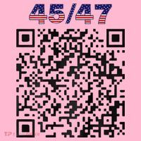 Funny Qr President Trump 4547 Trump Dancing Code Coaster thumb 2